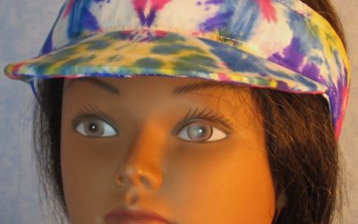 2019 – APR 25 Hand Dyed Silk Visor for Daughter