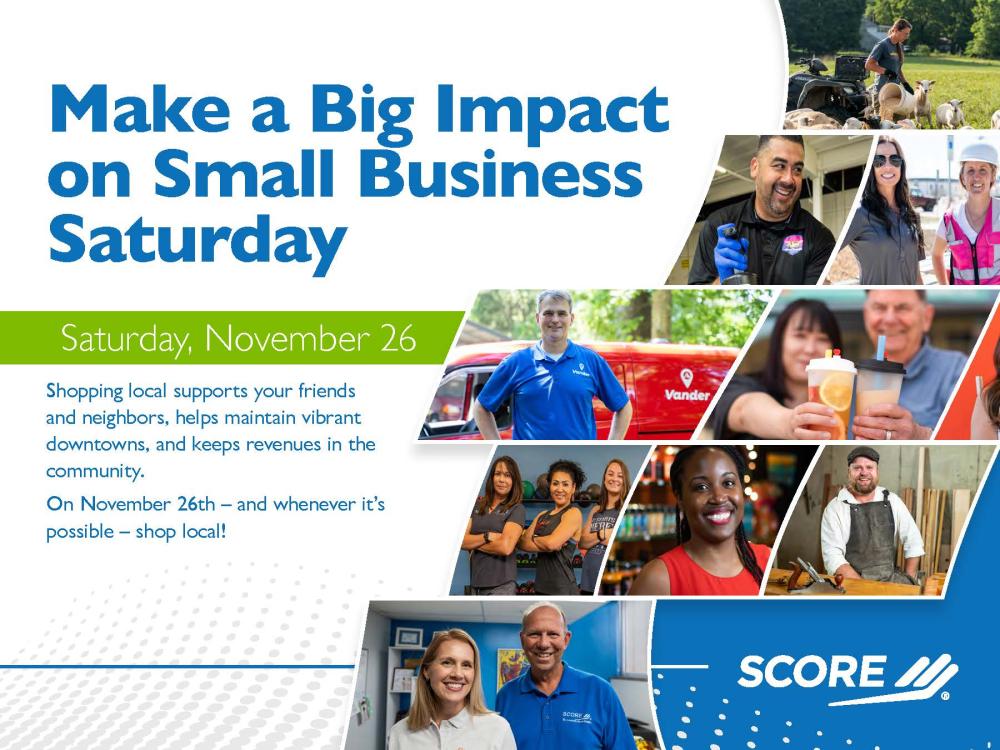 Small Business Saturday SCORE Article