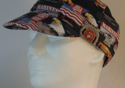 Military Patrol Cap in US Marines-left