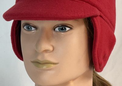 Military Patrol in Red Fleece-front