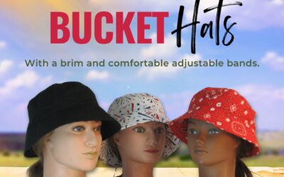 2025 JULY 27 – Bucket Hats for Shade with Comfortable Adjustable Bands