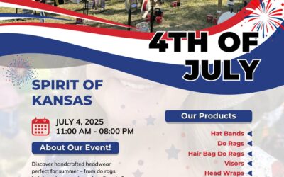 2025 July 3 – Celebrate the 4th of July in Style with Rawls-Riley Creations at the Spirit of Kansas Blues Festival