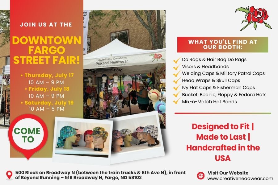 2025 JULY 11 – Rawls-Riley Creations Returns to Fargo Street Fair