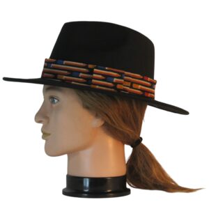 Fedora Band in Colored Pencils on Black-right