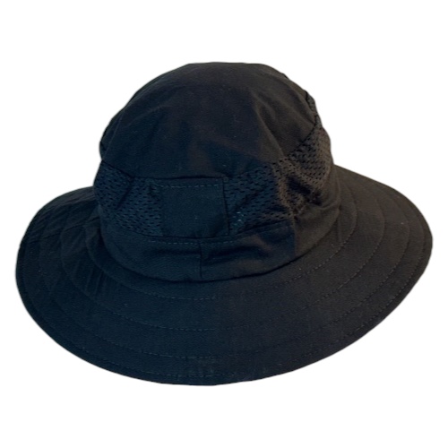 Boonie in Black with Mesh-back