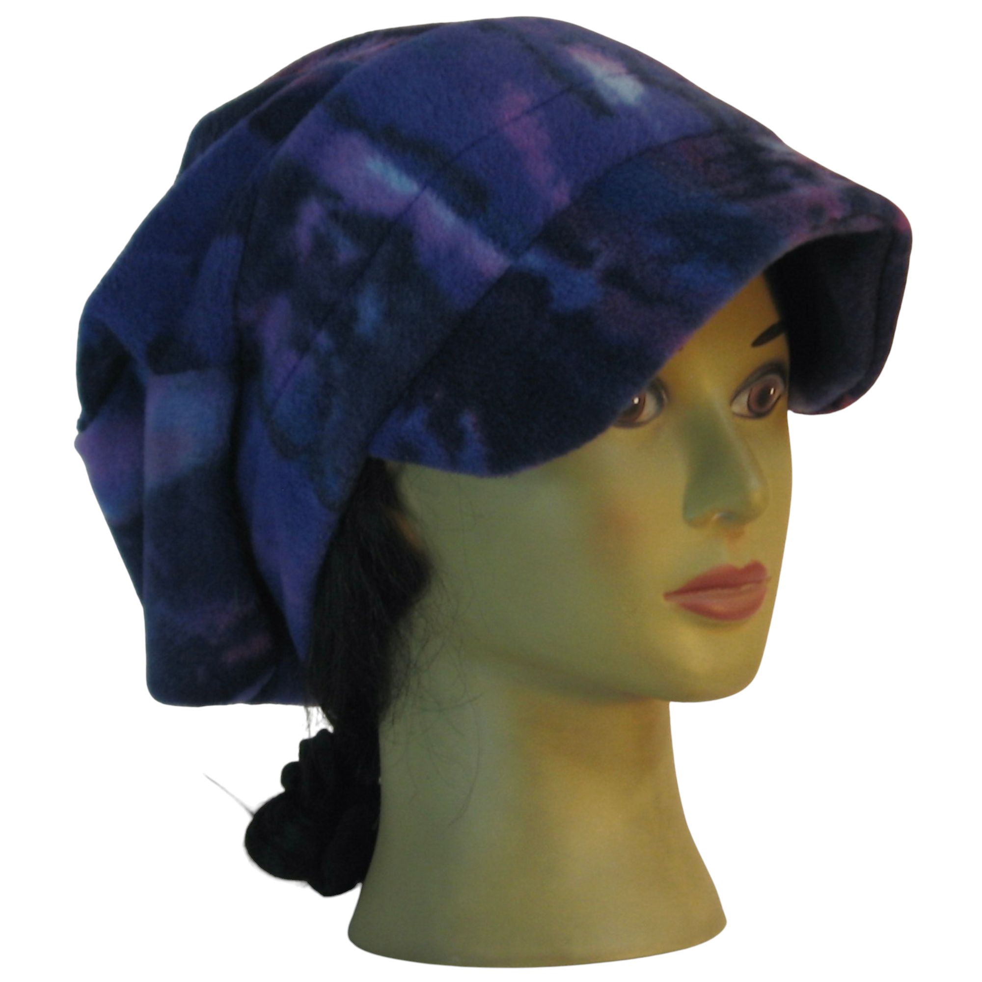 Newsboy in Purple Navy Rose Dyed - front right