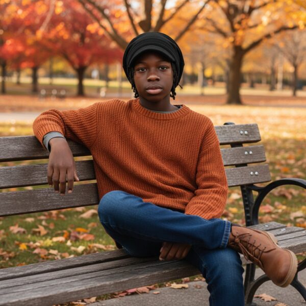 Newsboy in Black - model