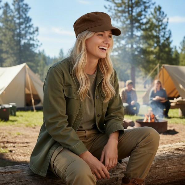 Military Patrol in Chocolate Brown - model