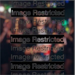 Military Patrol in Neon Pot Party with Dots on Black Crown Bill with Black - restricted