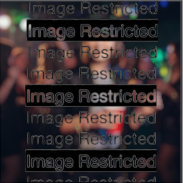 Military Patrol in Neon Pot Party with Dots on Black Crown Bill with Black - restricted