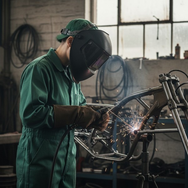 Welding Cap in Green - model