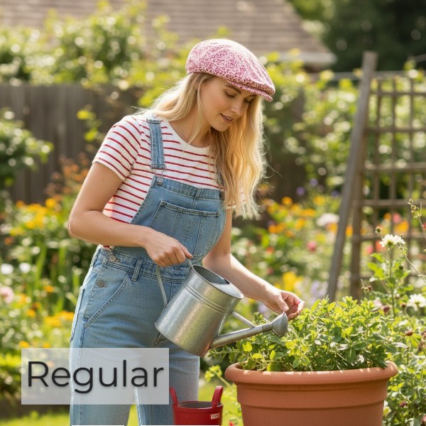 Ivy-Flat-Cap-in-Red-Flowers-Sprigs-on-White - Regular